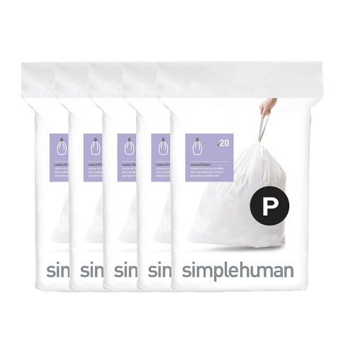Simplehuman Tall Kitchen Liner Rollpack Trash Bags : Target