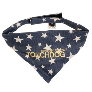 Touchdog Star Patterned Velcro Fashion Dog Bandana - 1 of 4