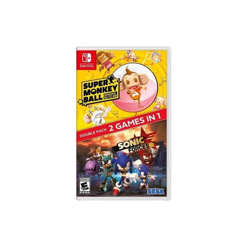 Sonic Forces + Super Monkey Ball: Banana Blitz for Nintendo Switch, 1 of 2