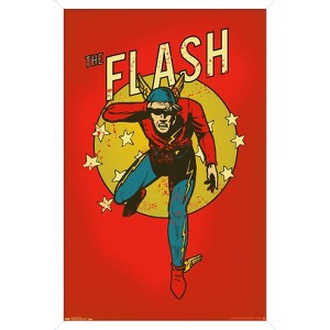 Trends International DC Comics - The Flash - VIntage Framed Wall Poster Prints - 1 of 4