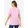 Woman Within Plus Size Perfect Short-Sleeve Scoopneck Tee - 3 of 4