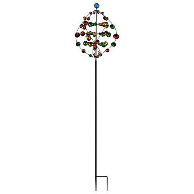 71" Iron Orbital Wind Spinner Garden Stake - Alpine Corporation