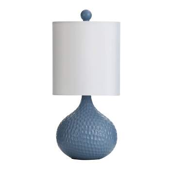 Ceramic Table Lamp Blue Finish - StyleCraft