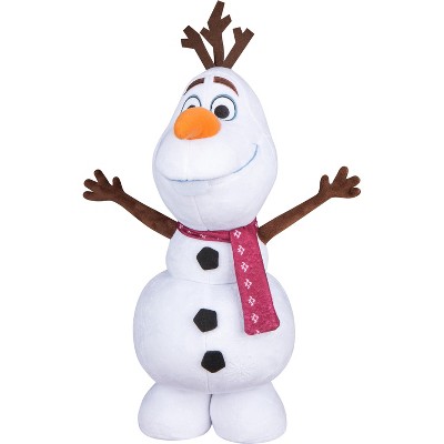 Gemmy Holiday Greeter Olaf w/Red Scarf OPP SM Disney, Multi