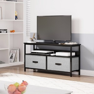 Dresser TV Stand, Entertainment Center with Storage, 50 Inch TV Stand for Bedroom Small TV Stand Dresser with Drawers - 1 of 4