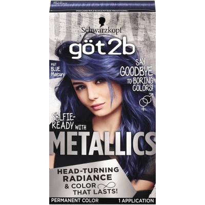 Got2b Color Metallic Blue Mercury - 1 kit