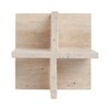 Modern Geometric Stone & Travertine Decorative Object Sculptural Accent Piece for Contemporary Interiors - 4 of 4
