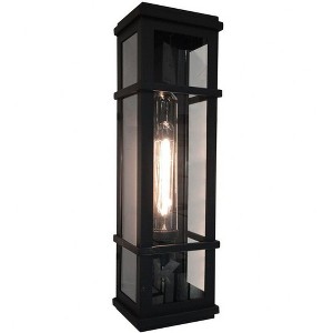 Artcraft Lighting Granger Square 1 - Light Wall Light in  Black - 1 of 1