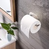 Hachikiko Adhesive Toilet Paper Holder - 304 Stainless Steel Brushed, No Drilling Stick, Easy Install Wall-Mounted Bathroom Accessory - 2 of 4