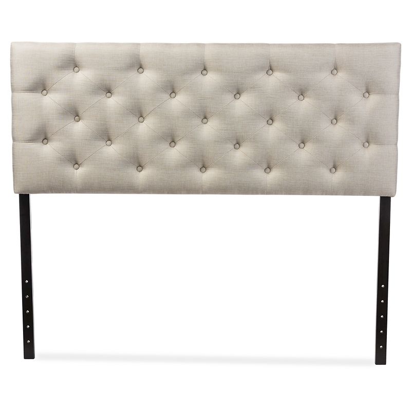 Viviana Modern And Contemporary Faux Leather Upholstered Button-Tufted Headboard - Baxton Studio, 3 of 6