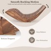 Bestier Outdoor Rocking Chair, Acacia Wood Patio Lounge Chair with Ergonomic Curved, Widened Slatted Seat, High Back, Rocker for Porch, Yard - 2 of 4