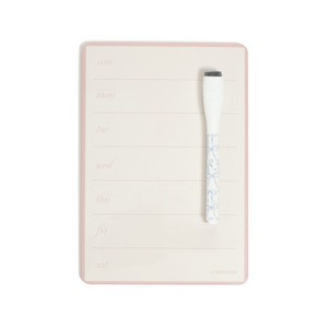 U Brands 2ct Magnetic Weekly Dry Erase Board Charming Coquette - 1 of 4
