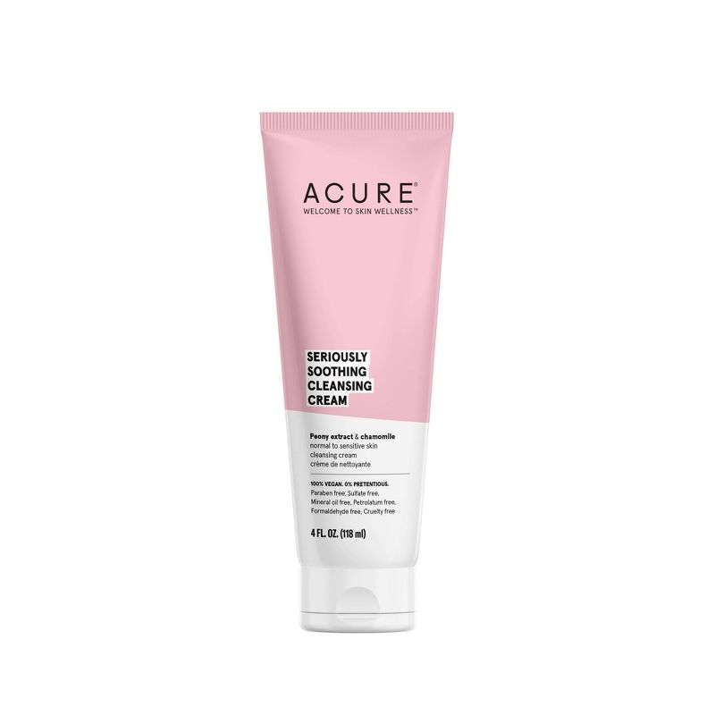 Acure Seriously Soothing Cleansing Cream - Unscented - 4 fl oz, 1 of 6
