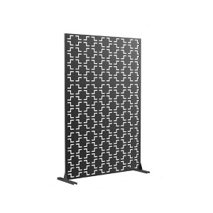 Galvanized Steel Metal Outdoor Privacy Screen, Patio Privacy Screen Deck Privacy Screen Balcony Privacy Screen Terrace Privacy Screen - 1 of 4