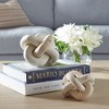 Uttermost Limestone Link Sculptures-Meticulously Crafted Limestone for Any Space, Set of 2 - 2 of 4