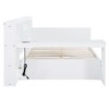 TIRAMISUBEST Twin/Full Size Daybed With 3 Drawers, USB Ports and Desk, Wooden Daybed Frame Sofa Bed with Storage Bookcase Headboard - 4 of 4