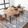Washable Vintage Floral Print Carpet,Living Room Carpet,Stain Resistant Easy Clean Indoor Carpet,Non-Slip Low Pile Carpet,Bedroom,Dining Room,Office - 3 of 4