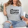 Simply Sage Market Women's Witches Woman Broom Short Sleeve Graphic Tee - 2 of 4
