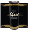 Elanze Designs Chief Chaos Coordinator Glittery Goldtone 20 ounce Stainless Steel Travel Tumbler - 2 of 4