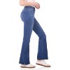 Rekkuna Women's Stretch Bootcut Jeans – Mid-Rise Pull-On Shaping Denim with Elastic Waistband and 5-Pocket Styling - 2 of 3