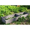 Okak Large Raised Garden Bed with All-Natural Wood Construction, Quick-Assembly Planter Box, Garden Bed for Backyard, Garden - 4 of 4