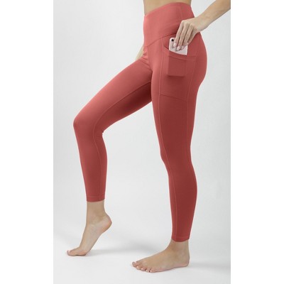 Polyester Spandex Leggings With Pockets