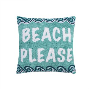Beach Days Beach Please Pillow - Levtex Home - 1 of 3