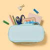 Triple Zip Multicompartment Pencil Case Pouch - up&up™ - 2 of 4
