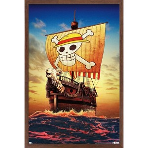 Trends International Netflix One Piece - Going Merry One Sheet Framed Wall Poster Prints - 1 of 4