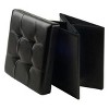Racxily Ottoman with Storage Faux Leather, Storage stools - 4 of 4