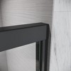 Sliding Shower Glass Door Semi Frameless Shower Door With 304 Stainless Steel Handles Clear Tempered Glass - 2 of 4