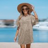 Women's Back Cutout Dolman Sleeve Cover-Up Dress - Cupshe - 2 of 4