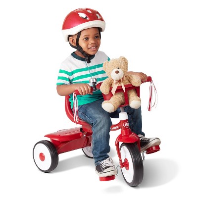 radio flyer fold 2 go trike with bucket