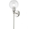 Livex Lighting Downtown 1 - Light Sconce in  Brushed Nickel - 3 of 4