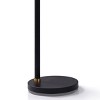 Dudley Floor Lamp Black and Brass Metal Accents - StyleCraft: Linen Shade, Adjustable, UL Listed - 3 of 3