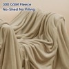 Itopfox Ultra Soft Fleece Blanket Queen Size, No Shed No Pilling Luxury Plush Cozy 300GSM Lightweight Blanket for Bed, Couch, Chair, Sofa Suitable - 3 of 4