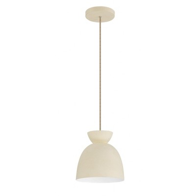 Craftmade Lighting Ventura Dome 1 - Light Pendant in  Cottage White