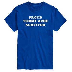 Men's - Instant Message - Tummy Ache Survivor Short Sleeve Graphic T-Shirt - 1 of 4