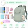 Paaaawaters School Backpack for Kids Girls Cute Travel Backapck for College Women Men Casual Laptop Bookbag for Teen Student - 3 of 4