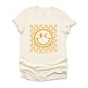 Simply Sage Market S.W.Smiley Mustard Smiley Flowers Short Sleeve Tee - XL - Cream - 2 of 4