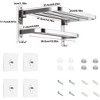 Towel Rack for Bathroom with Towel Bar,16in Bathroom Towel Holder for Bathroom Wall Mounted - 2 of 4