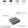 Heavy Weighted Blanket, 15lbs, Dark Grey, 60x80, Soft Comfortable, for Adults on Queen/King Bed - 3 of 4