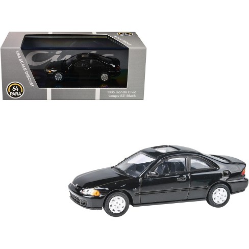 1995 Honda Civic Coupe Ej1 Black With Sunroof 1 64 Diecast Model Car By Paragon Models Target