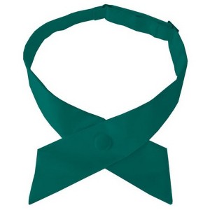Women's Solid Color 1.75" W x Up to 19" L Crossover Tie Uniform Adjustable Neck tie - 1 of 3