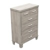 6 Drawer Dresser for Bedroom, Modern Chest of Drawers, Tall Dresser Storage Tower for Closet Bedroom Entryway Living Room - 3 of 4