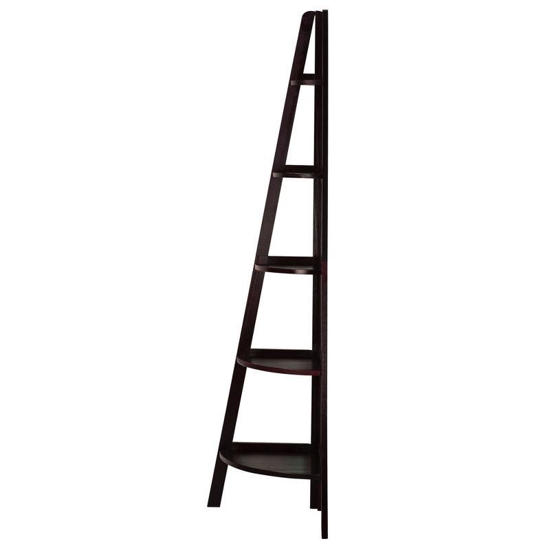 5 Shelf Corner Ladder Bookcase - Flora Home, 4 of 9