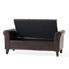 CAVINAS Luxury Storage Ottoman Bench with Button Tufting,Footstool with Scrolled Arms,Foot Rest with Hidden Storage for Living Room,Bedroom - 2 of 4