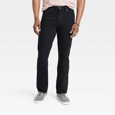 Men's Straight Fit Jeans - Goodfellow & Co™ Jet Black 28x30