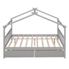 Twin/Full Size Wooden Daybed with Drawers, House Bed Frame - ModernLuxe - 4 of 4