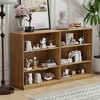 PexFix 36"x31"x16" Wood Accent Cabinet with Adjustable Shelf Storage Cabinet without Door,Natural - image 2 of 4